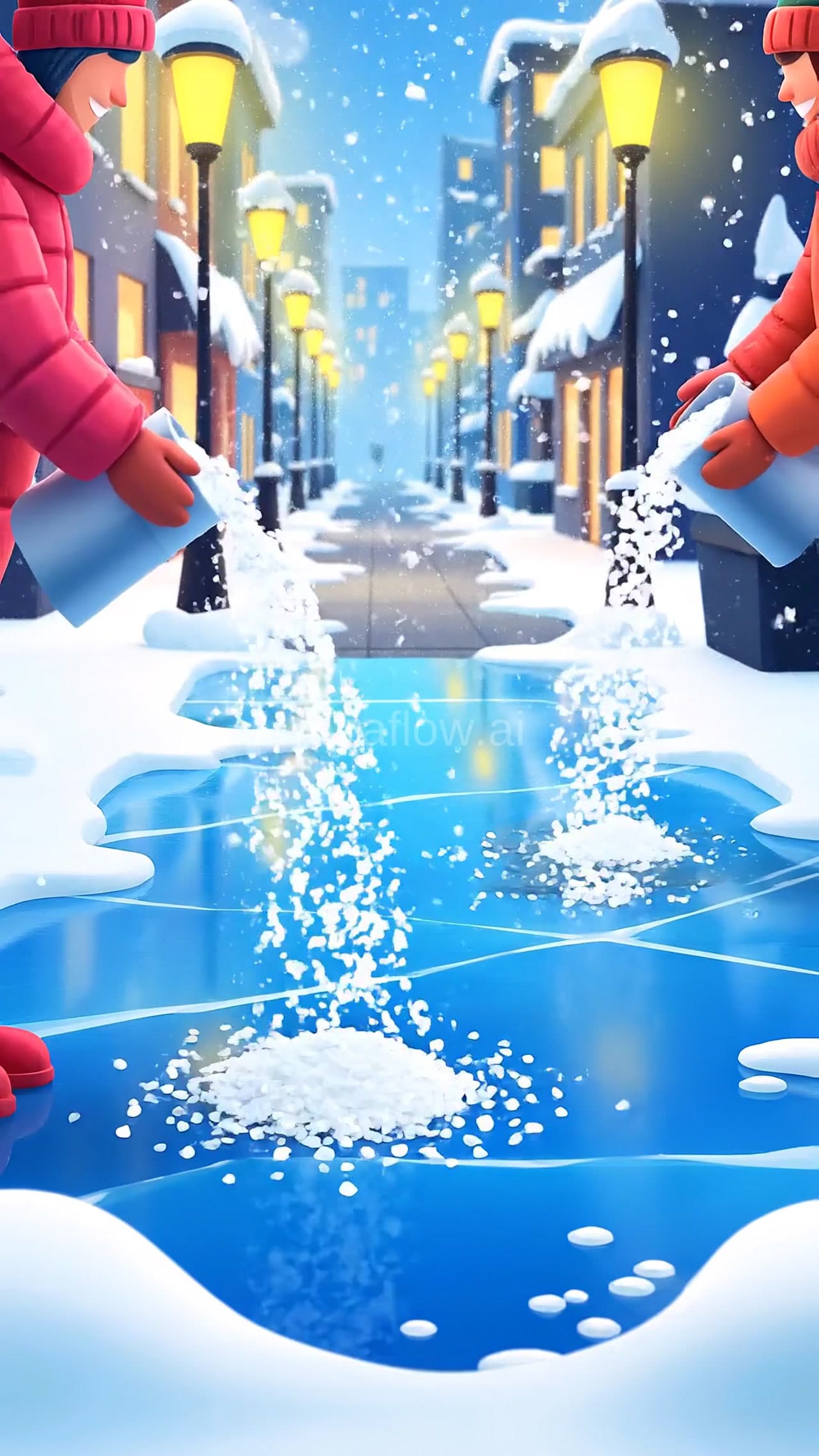 Why putting salt on ice makes it melt faster