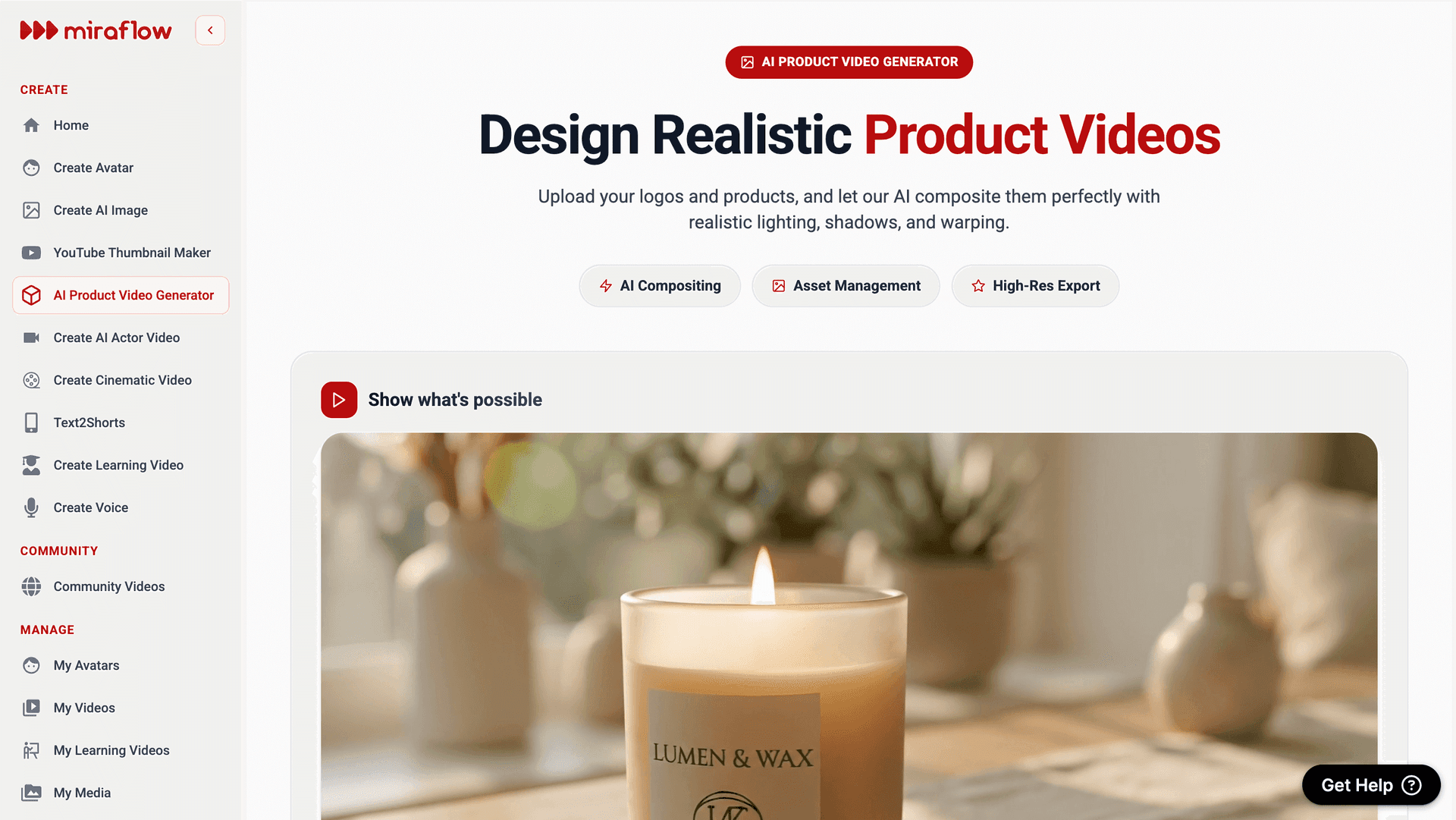 How to Create AI Product Advertisement Videos with the Miraflow API