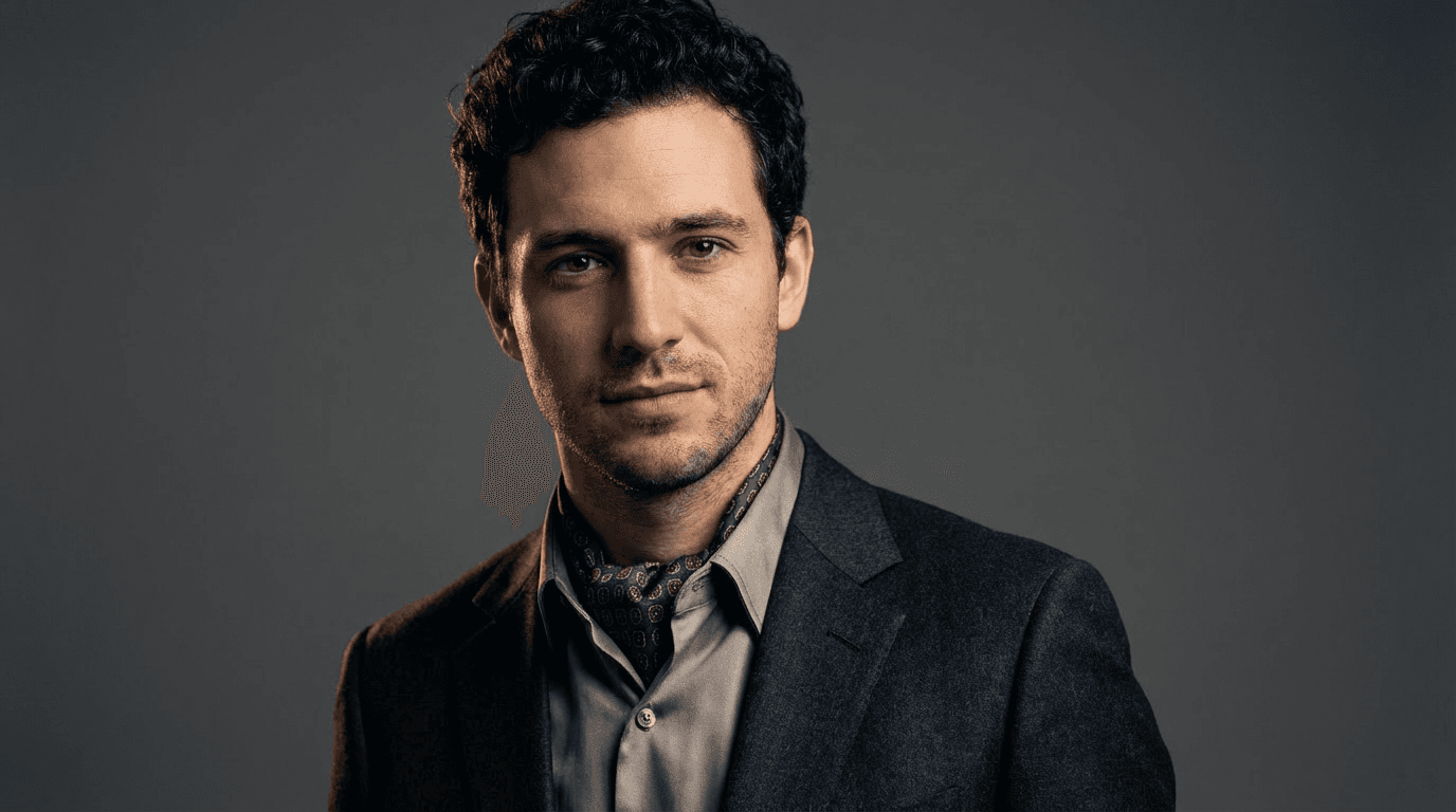 AI generated example: Editorial Fashion Magazine Shoot - Convert portraits into high-fashion editorial images with cinematic studio lights, rim lighting, dramatic shadows, and glossy finish